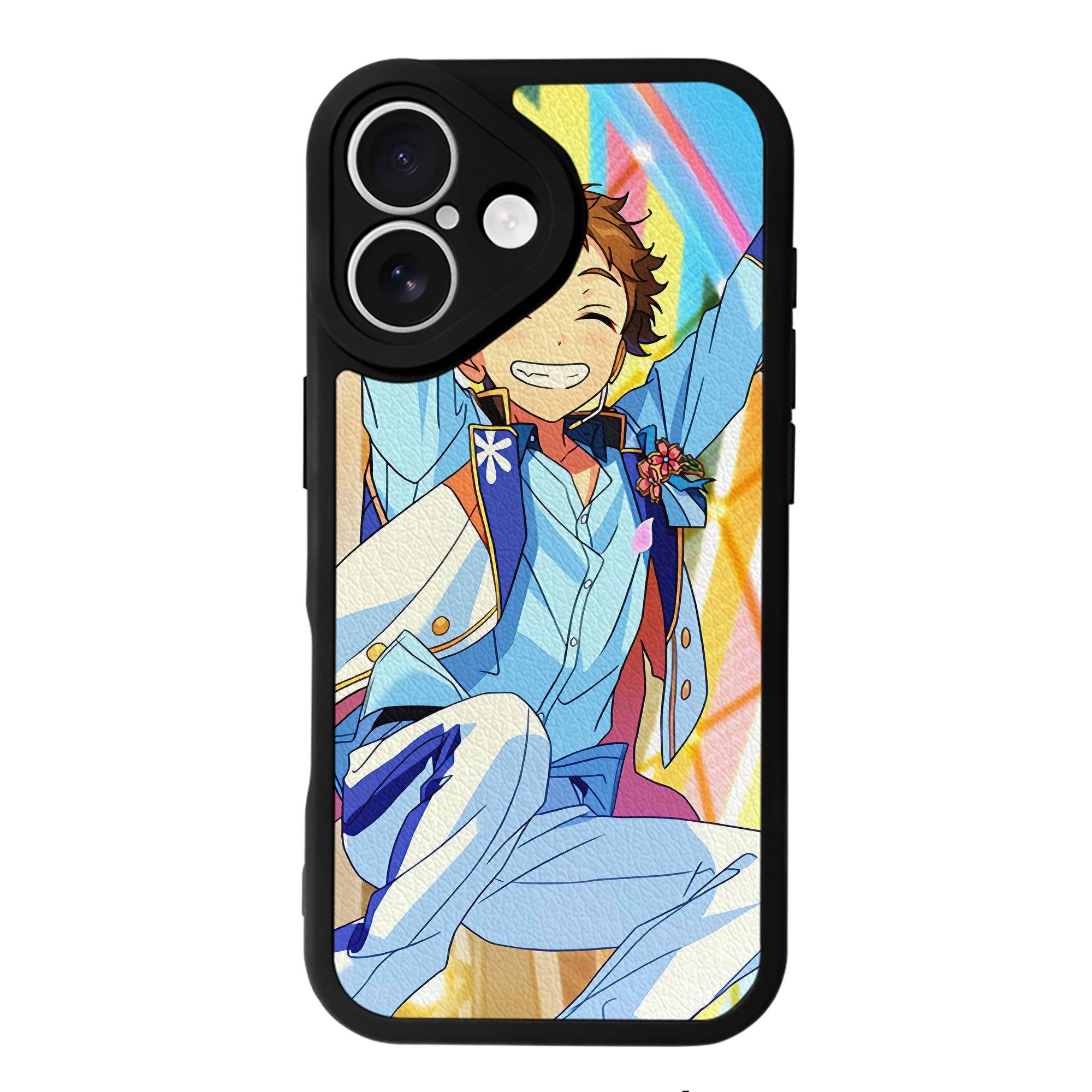 （画像用） あんさんぶるスターズ! Ensemble Stars 【iPhone 16シリーズ対応】シリコンスマホケース（レザー調） 材質：シリコン